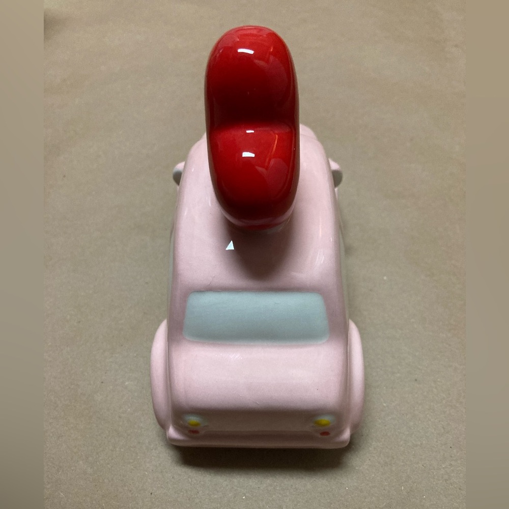 Spritz Target Ceramic Valentine's Day Car Love Bug Pink Red Heart Tier Tray Deco - Picture 5 of 5